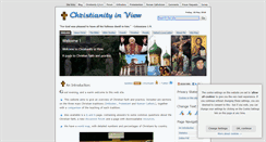 Desktop Screenshot of christianityinview.com